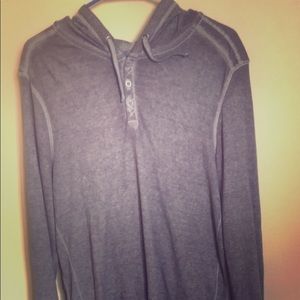 Long sleeve hooded t. Size XXL